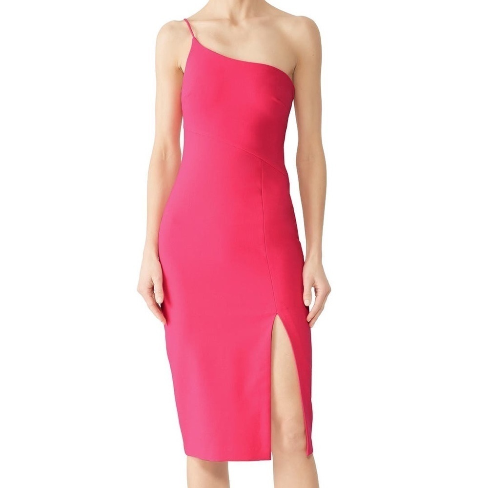 LIKELY Fuchsia Cassidy Dress pink summer cocktail midi dress